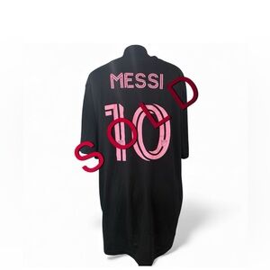 Messi Soccer Jersey T Adidas Aeroready Sz L Lightweight  #10  NWOT Int Miami